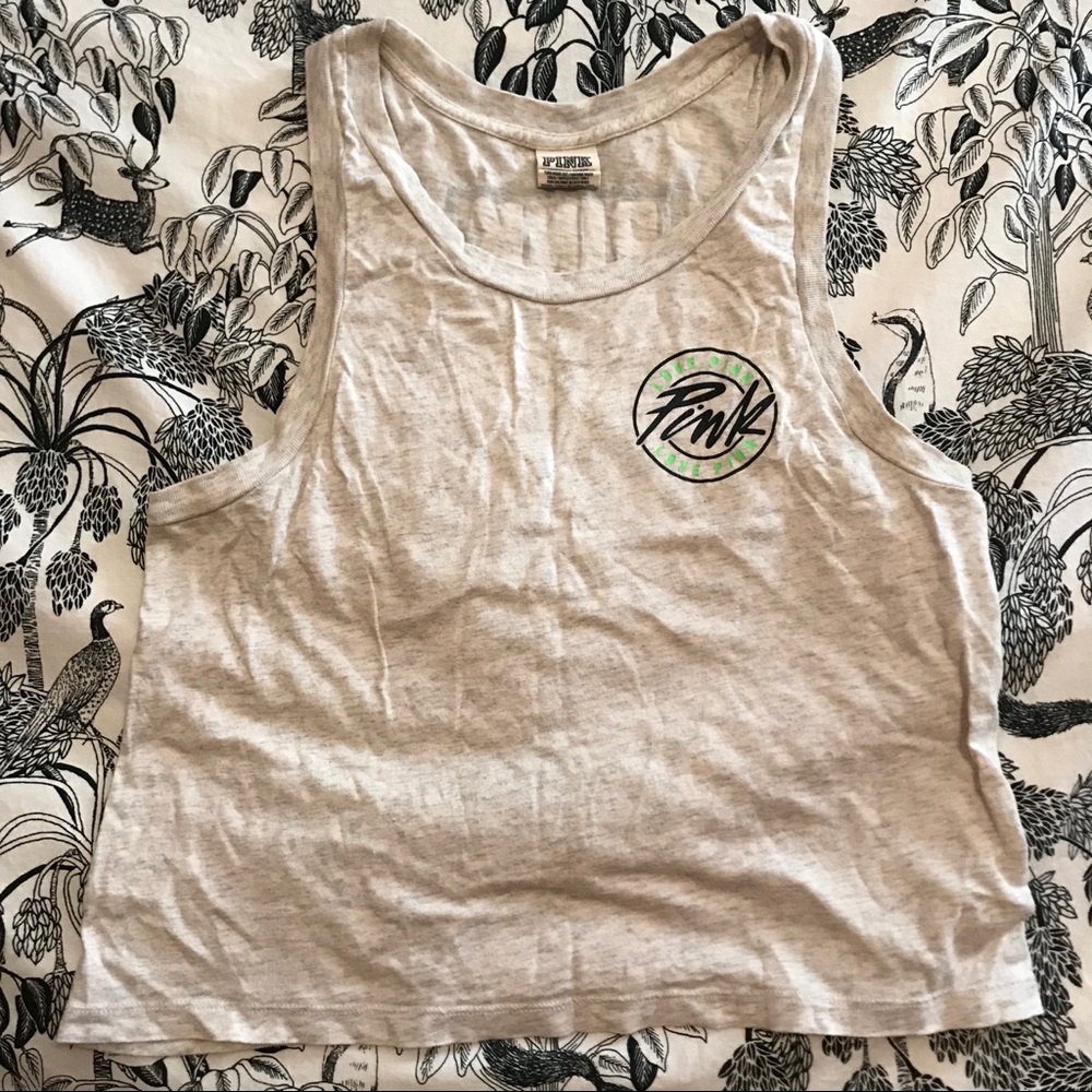 SOLD Victoria’s Secret PINK Cropped Muscle Tank